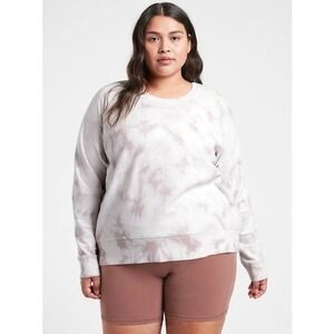 ATHLETA Veil Grey Sundown‎ Tie Dye Crystal Dye Sweatshirt